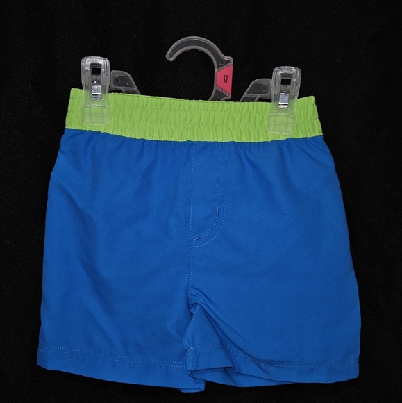 Blue and Green Swim Shorts - Picture 1 of 1